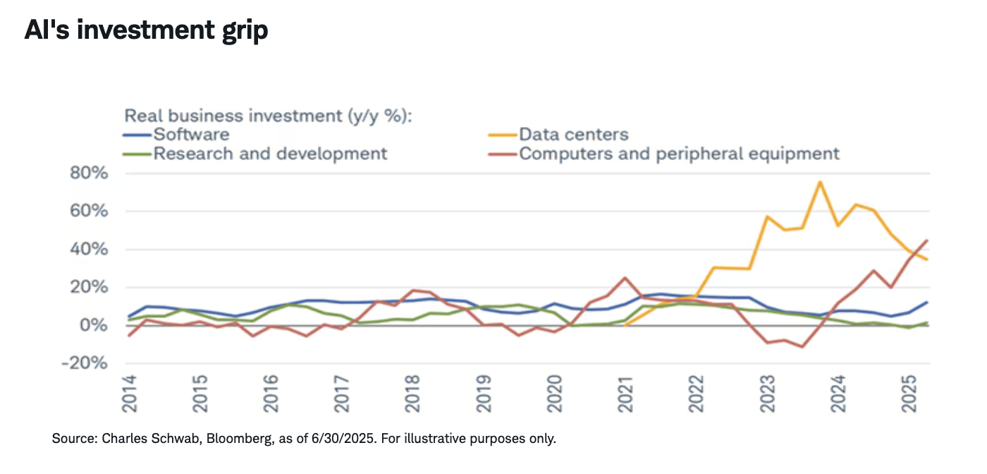 AI's investment grip