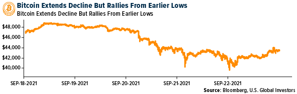 The Gold Price Has Been Falling Over the Past Week