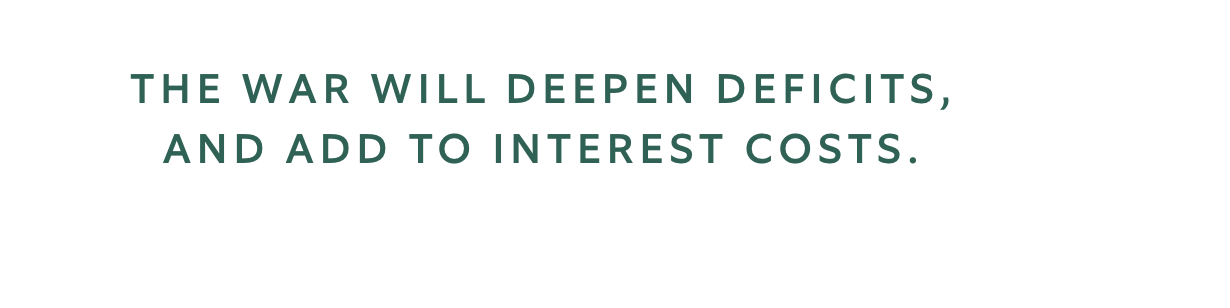 war deepen deficits