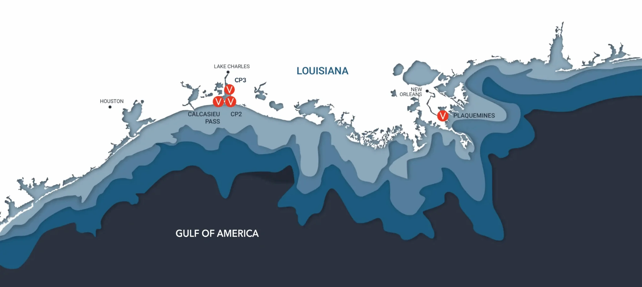 Map of Venture Global