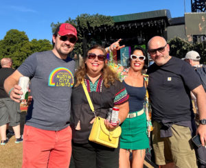 Pearl Jam concert with friends at Hyde Park.