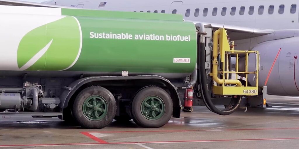 Sustainable jet fuel, credit: Honeywell